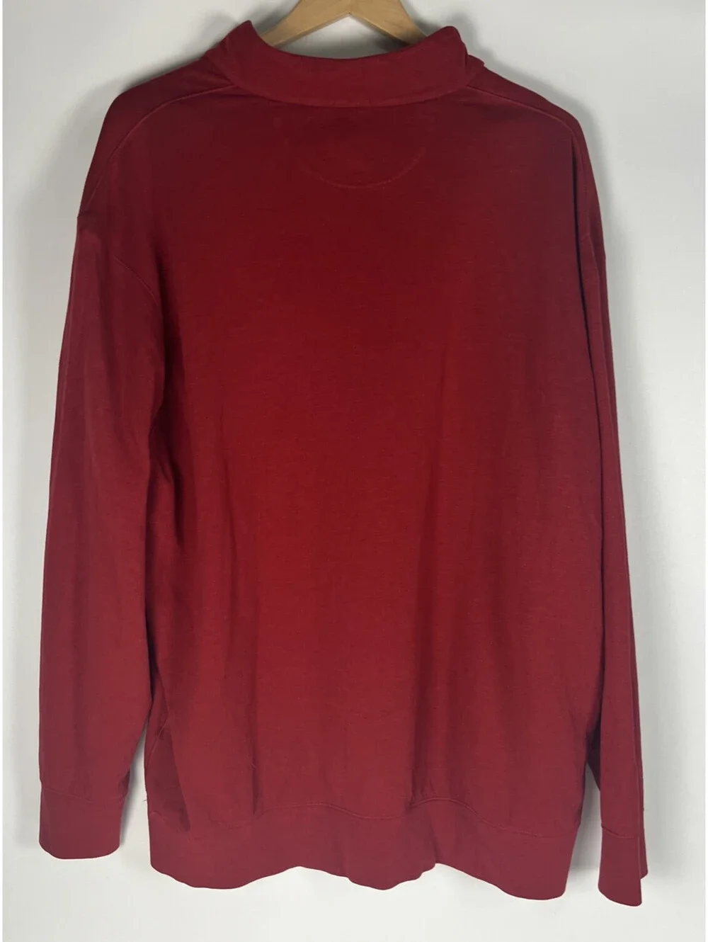 Polo Ralph Lauren Red Quarter Zip Sweatshirt-Men's XXL